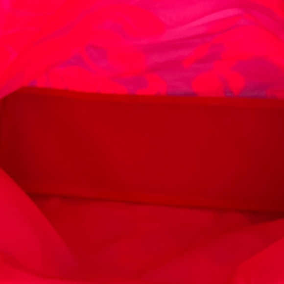 Lilly Pulitzer for Estée Lauder Canvas Tote Pink and Blue fish/ crab vacation - Picture 10 of 12